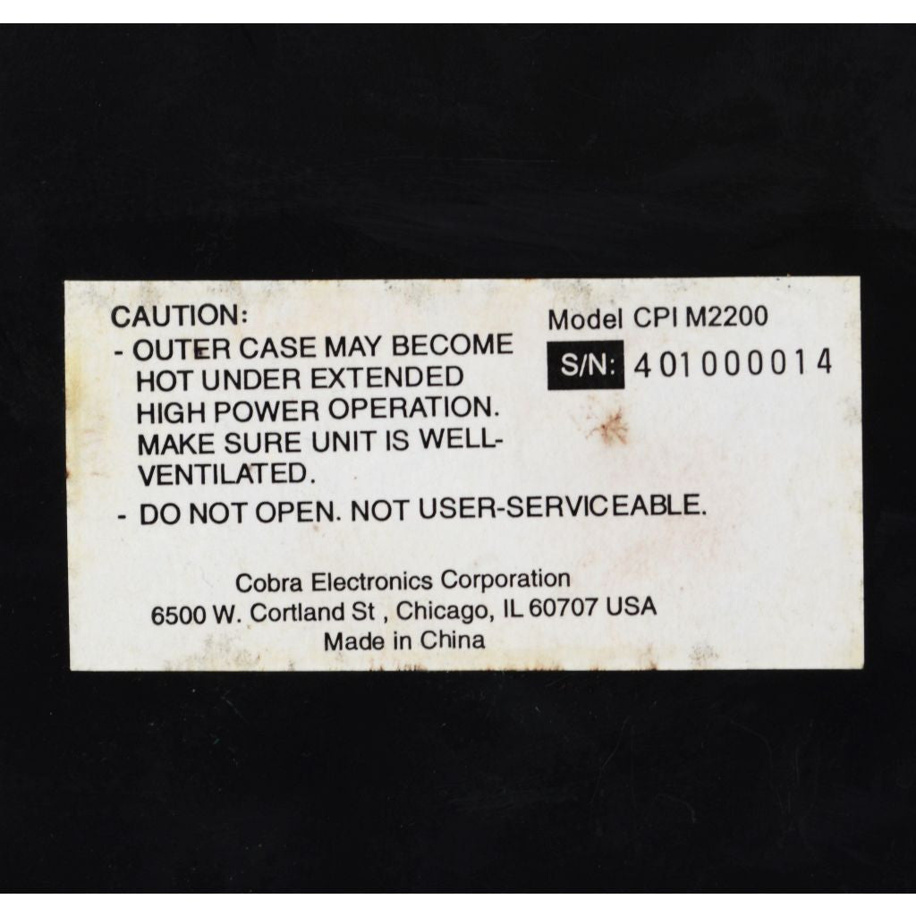 Refurbished COBRA MARINE CPI M2200 2200W Continuous Power Inverter - DC to AC Converter for Boats, RVs & Off-Grid Power - Perfect for Marine Electronics & Emergency Backup