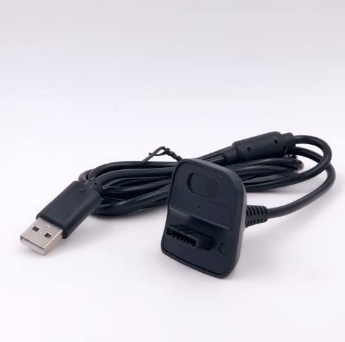 Xbox 360 Controller Charging Cable - Replacement Charger for Microsoft Xbox 360 & Xbox 360 Slim Wireless Controllers | Fast Charging USB Cable for Gaming Accessories | Perfect for Home Entertainment & Multiplayer Gaming Sessions