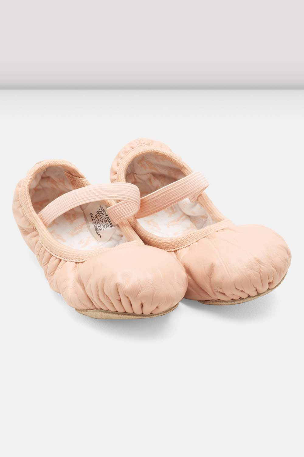 Kids Giselle Leather Ballet Shoes for Girls - Professional Dance Shoes for Ballet Class & Recital Performance