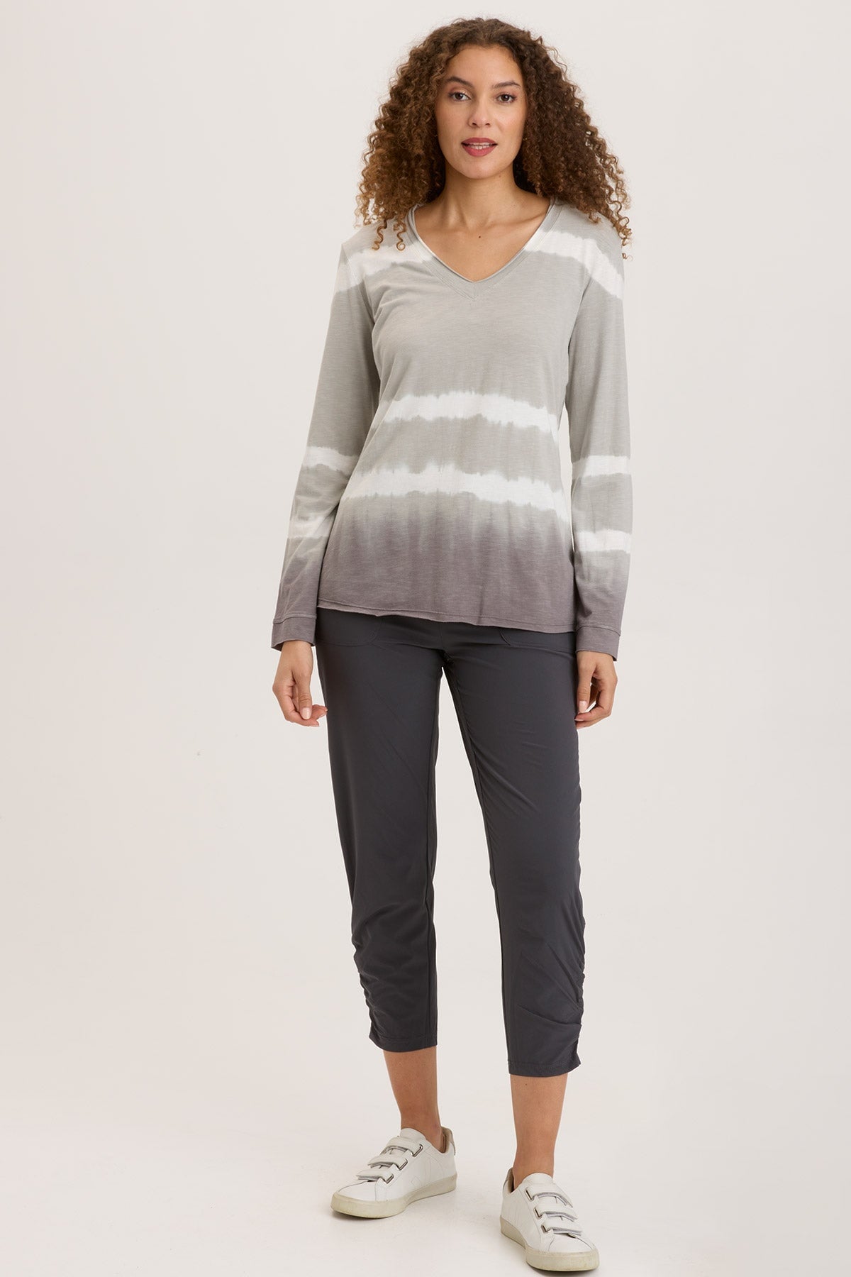 Trina Top Caravel Wash Overcast - Stylish Women's Casual T-Shirt for Everyday Wear, Outings & Relaxation
