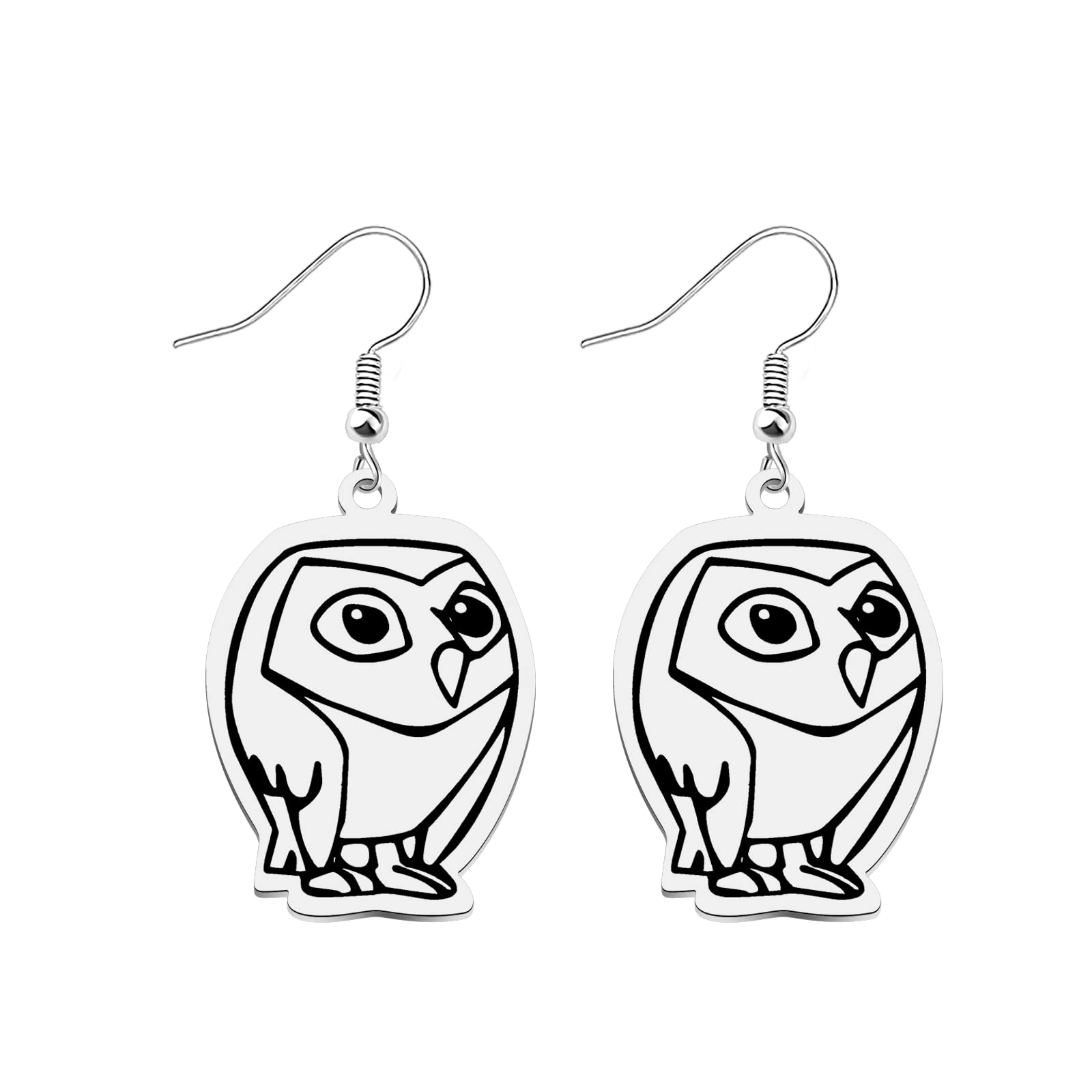 Owlbert Staff Earrings - The Owl House Inspired Jewelry for Fans | Disney Show Collectible Gift for Cosplay & Anime Conventions