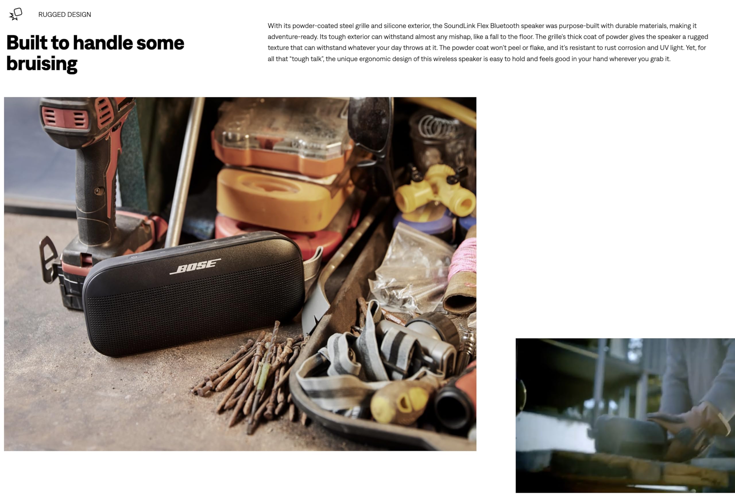 Bose SoundLink Flex SE - Portable Bluetooth Speaker with Waterproof Design for Outdoor, Beach, Pool & Travel Adventures