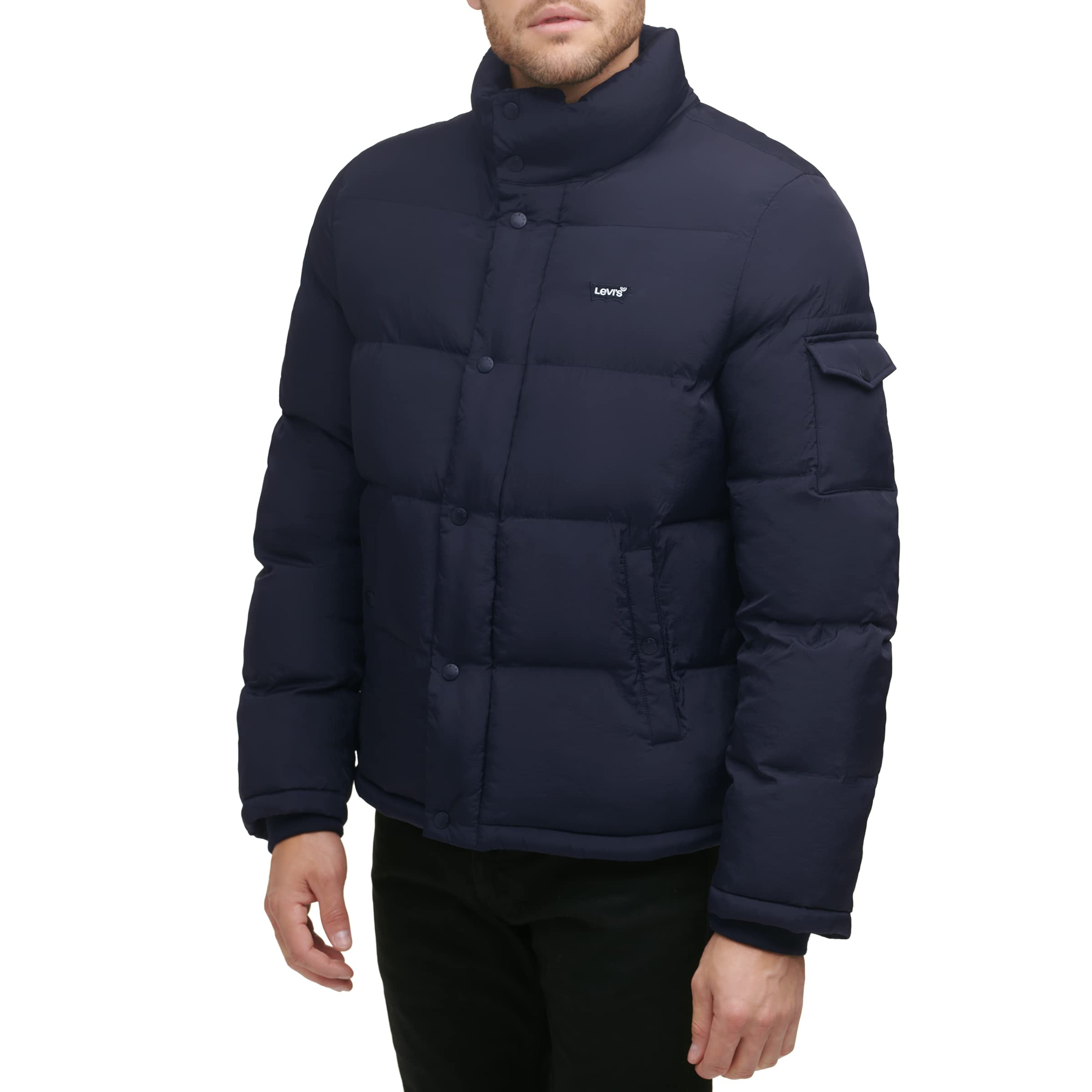 Levi's Men's Bubble Puffer Jacket - Lightweight Winter Coat for Cold Weather, Water-Resistant & Warm - Perfect for Outdoor Activities, Travel & Daily Wear