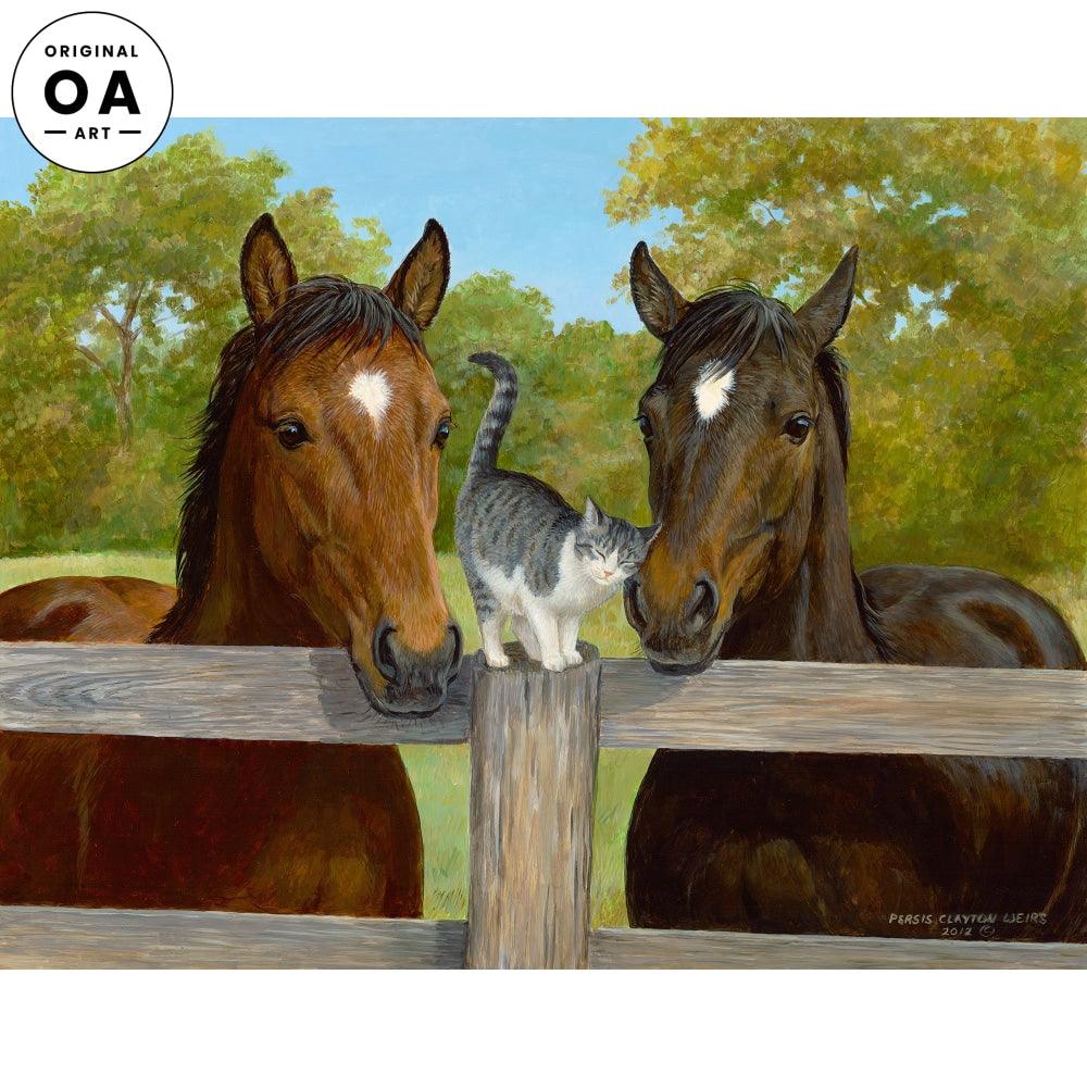 Fillies & Friends - Horses & Cats Collection | Perfect for Equestrian Lovers & Pet Owners | Ideal for Farmhouse Decor, Gifts & Animal Enthusiasts
