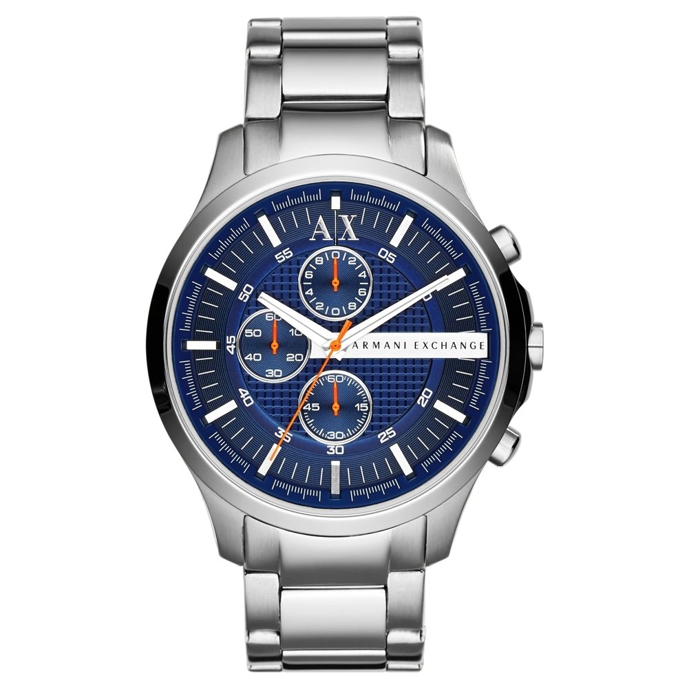 A|X Armani Exchange Men's Chronograph Watch - Leather, Stainless Steel or Silicone Strap | Stylish Dress & Casual Watch for Business, Date Night & Everyday Wear