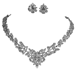 Ashton Necklace and Earring Set - Sterling Silver Jewelry for Women, Elegant Pendant Necklace with Matching Stud Earrings - Perfect for Date Night, Wedding, Anniversary Gifts