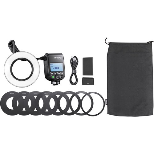Godox MF R76N TTL Macro Ring Flash for Nikon DSLR Cameras - Perfect for Close-Up Photography, Jewelry & Product Shots