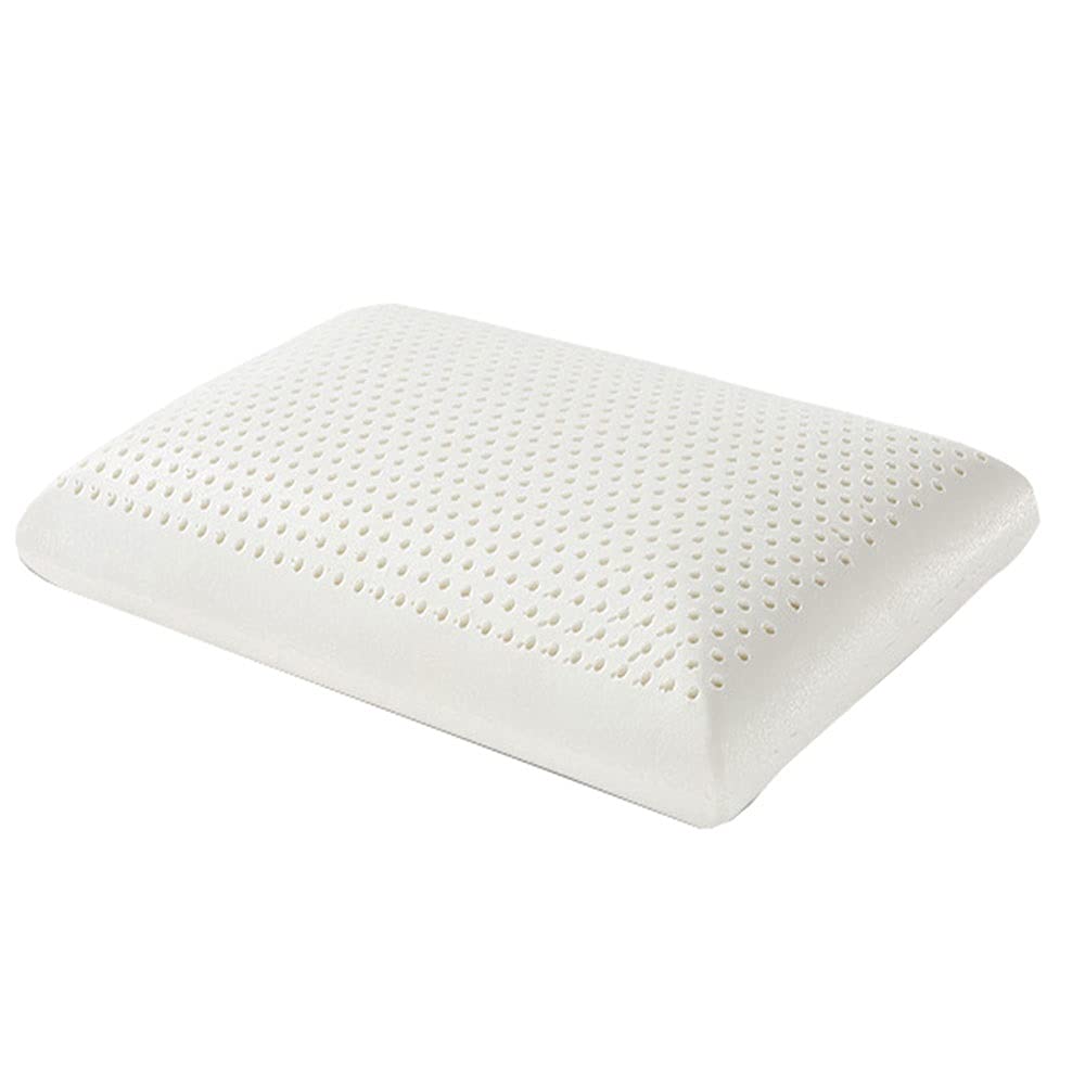 Premium Latex Pillow for Side, Back & Stomach Sleepers - Extra Soft Hypoallergenic Bed Pillow for Neck Pain Relief & Comfortable Sleep - Ideal for Home, Office & Travel Use