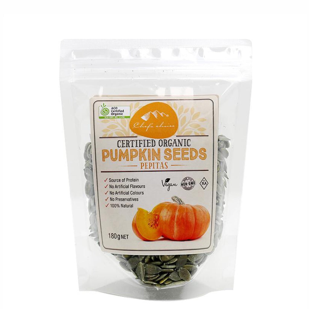 Organic Pumpkin Seeds for Cooking & Snacking - Chefs Choice Premium Quality, High in Protein & Fiber - Perfect for Salads, Baking & Healthy Snacks