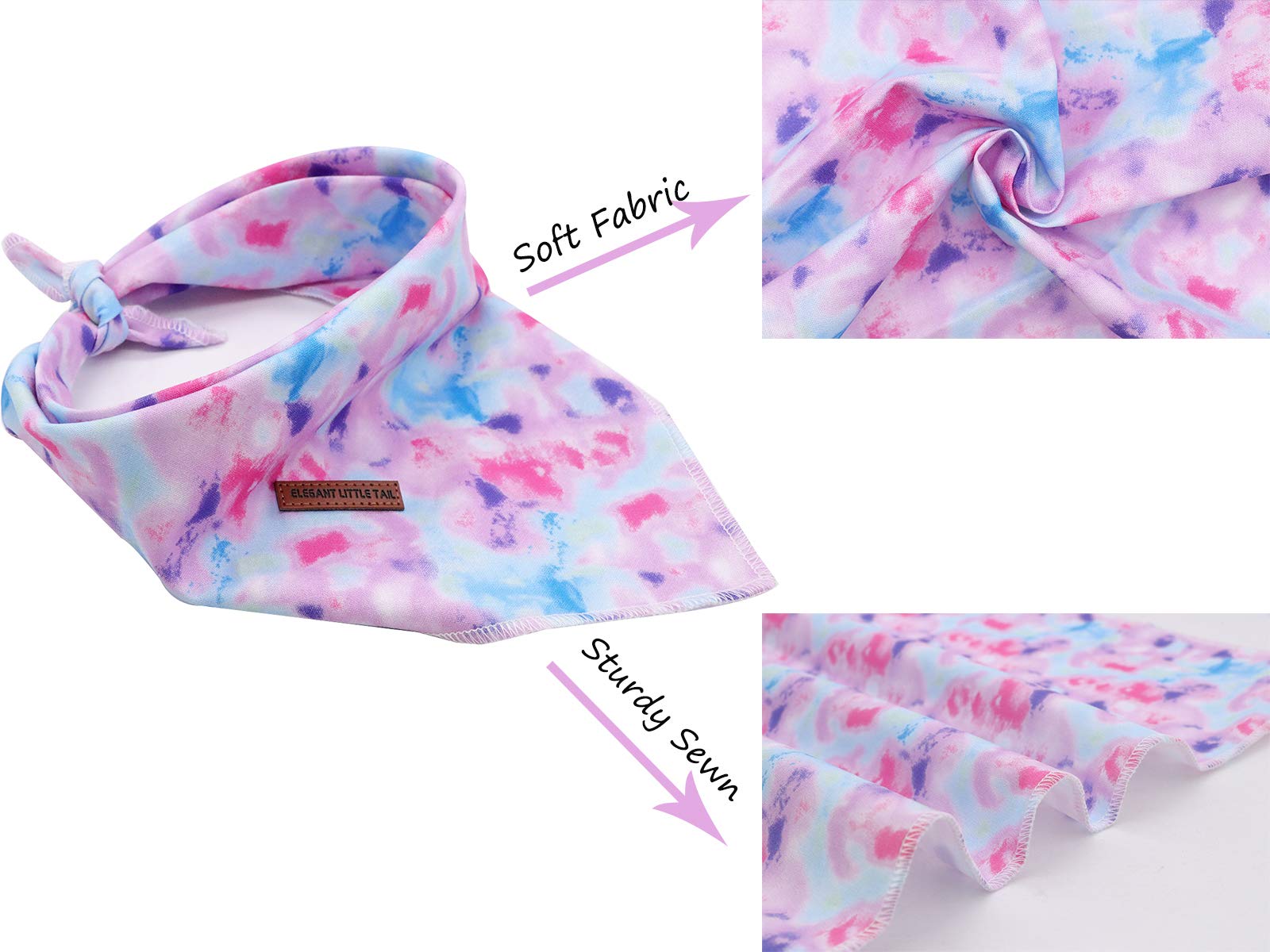 Stylish Adjustable Dog Bandana for Small Medium Large Dogs - Comfortable Pet Bib Scarf for Boys & Girls - Perfect for Walks, Photos & Special Occasions