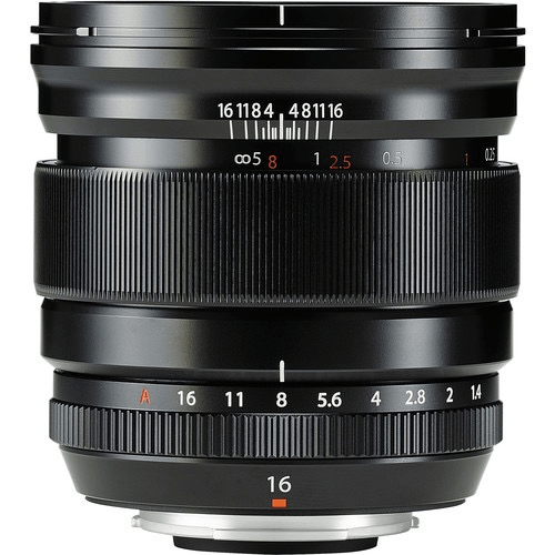 Fujifilm Fujinon XF 16mm f/1.4 R WR Wide Angle Prime Lens for Fujifilm X-Mount Cameras - Perfect for Landscape, Street & Low Light Photography