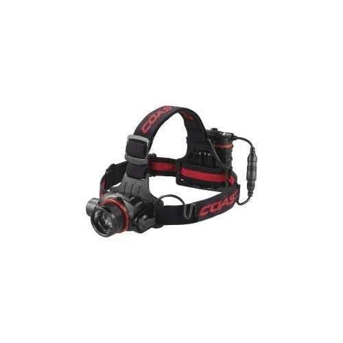 HL8 Rechargeable LED Headlamp with Adjustable Focus - Perfect for Camping, Hiking & Night Running - Gift Box Included