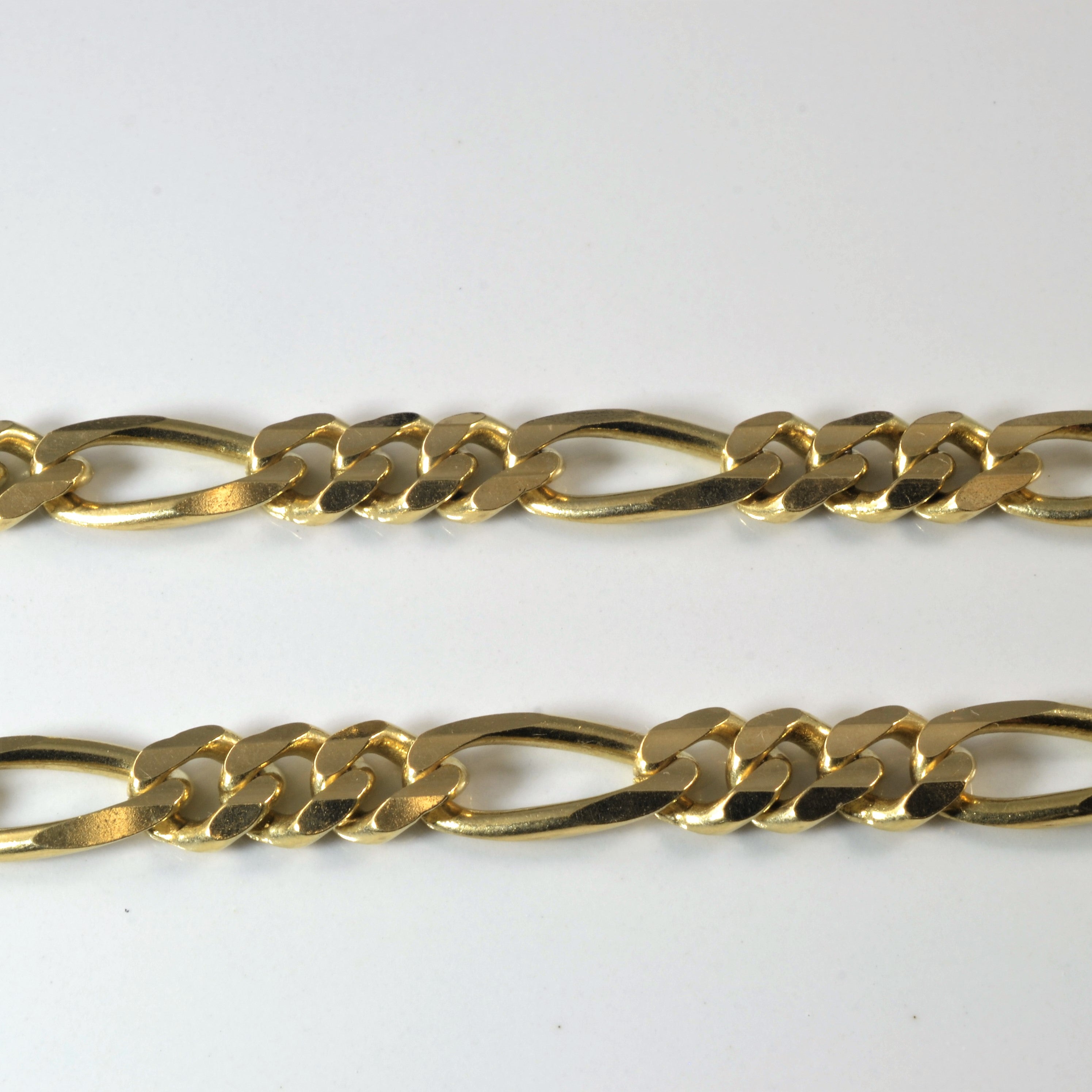 10K Yellow Gold Figaro Chain Necklace for Men - 20 Inch Length - Perfect for Gifts, Layering & Everyday Wear