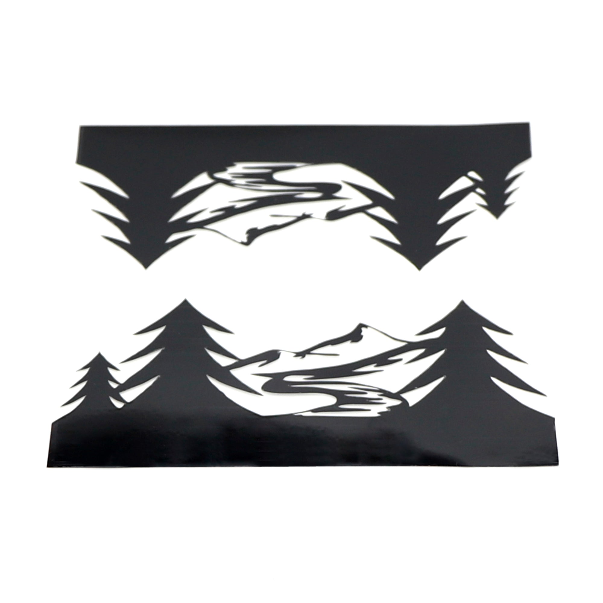 Black Mountain Trail Team Fender Decals (2-Pack) for Toyota Tacoma Tundra 4Runner FJ - Off-Road Adventure Stickers for Truck & SUV Customization