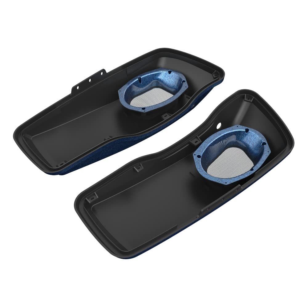 Premium 6X9 Saddlebag Speaker Lids for 2014+ Harley Davidson Touring Bikes - Color Matched Replacement Covers - Perfect for Road Trips & Music Lovers
