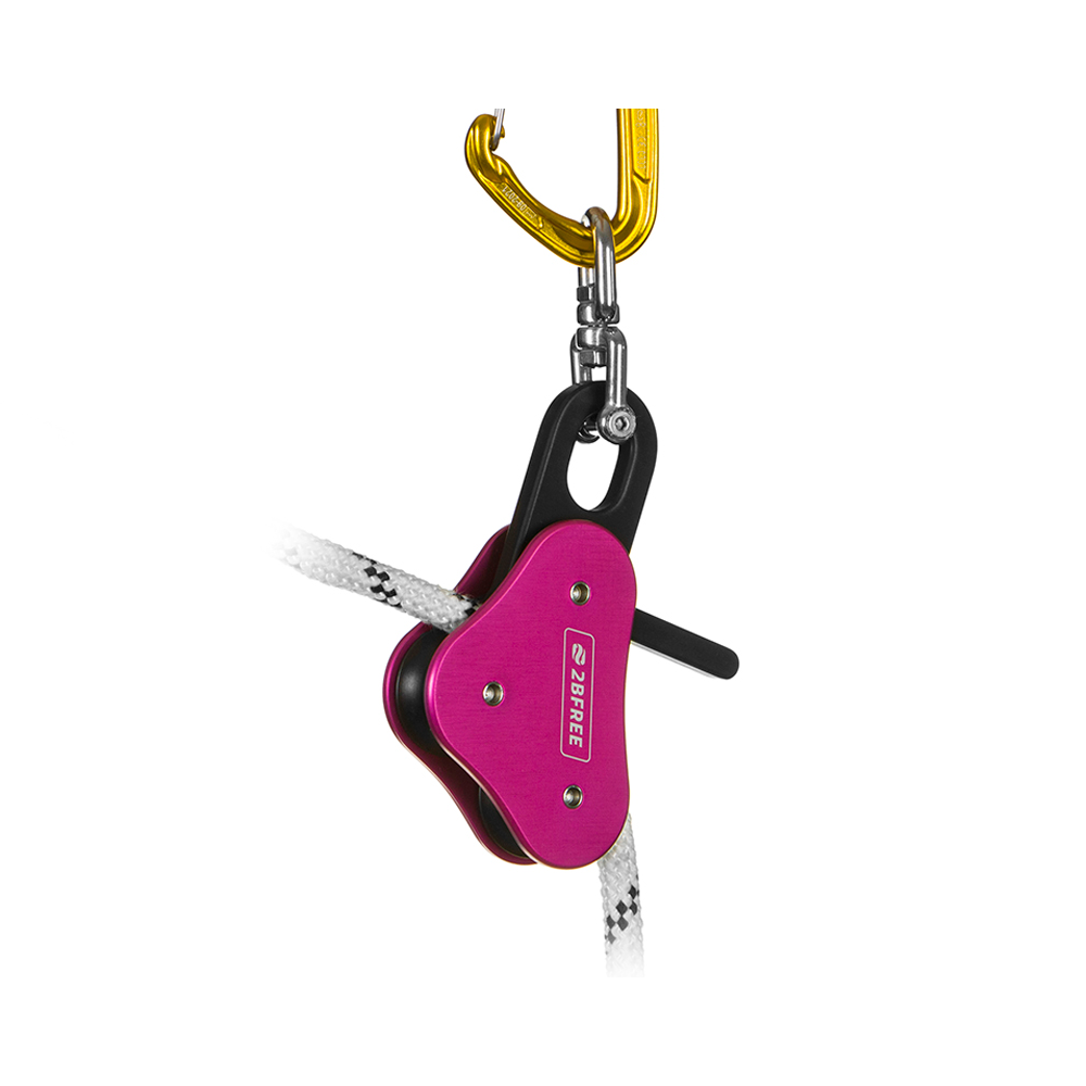 2BFREE Low Friction Pulley - Neon Pink Gym Equipment for Smooth Workouts | Perfect for Home Gym, CrossFit & Weight Training