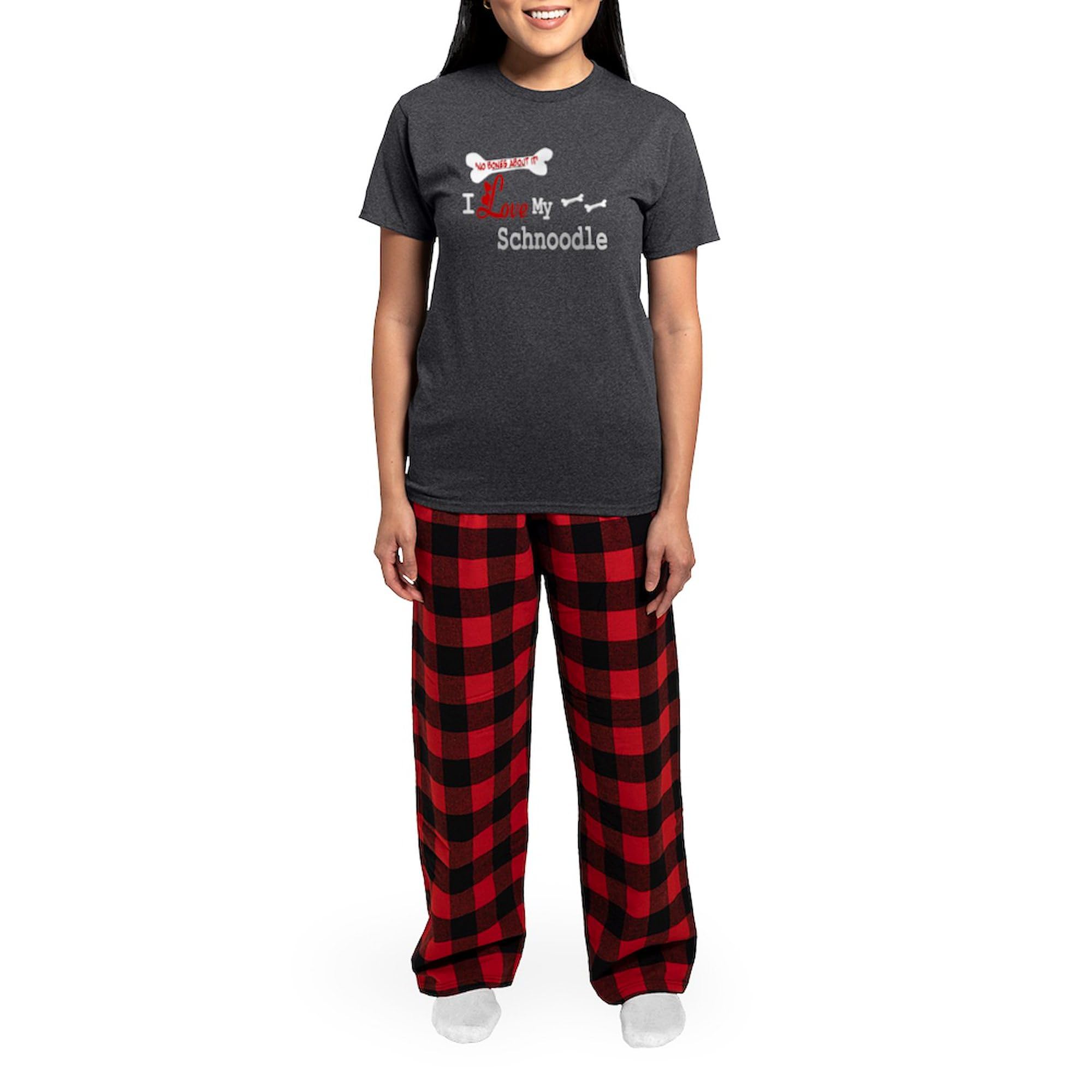 NB_Schnoodle Women's Charcoal Pajama Set - Cozy Novelty Sleepwear for Women | Perfect for Lounging, Sleepovers & Relaxing at Home