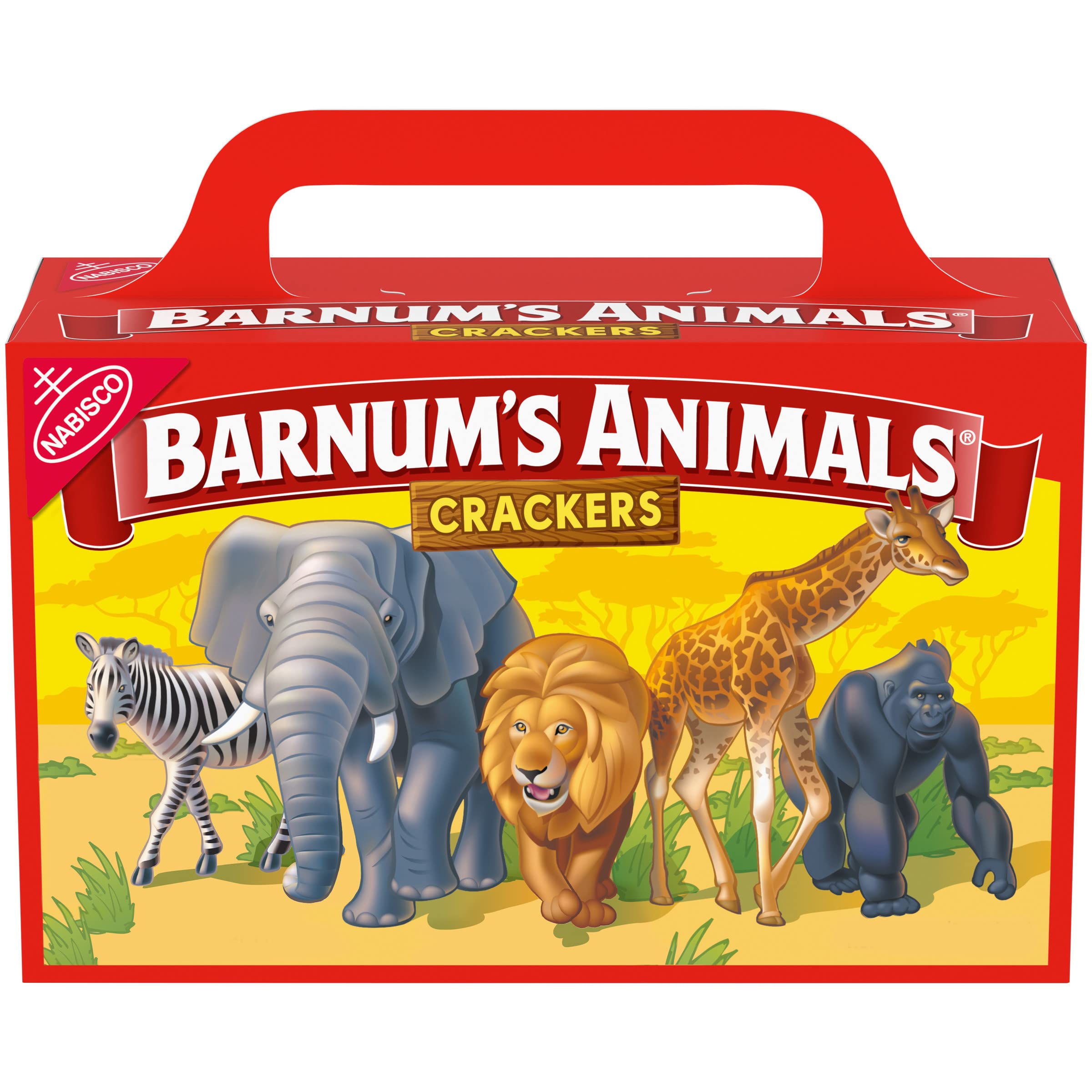 BARNUM'S Original Animal Crackers - Classic Kids Snacks, 2.13 oz Box (Pack of 12) - Perfect for School Lunches, Birthday Parties & After-School Treats