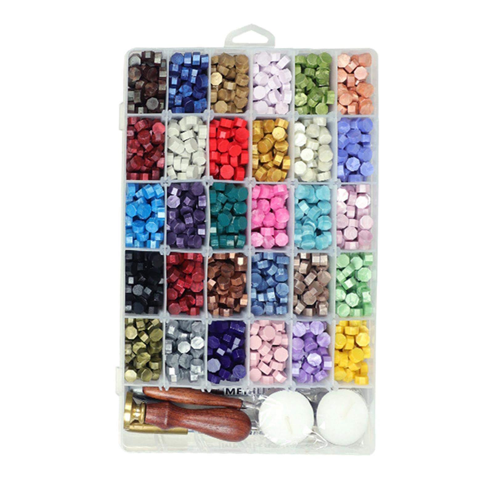 Vintage Wax Seal Stamp Kit with Metallic Pens - Elegant Wax Sealing Set for Wedding Invitations, Letters, DIY Crafts & Collectibles - Perfect for Calligraphy, Scrapbooking & Gift Wrapping