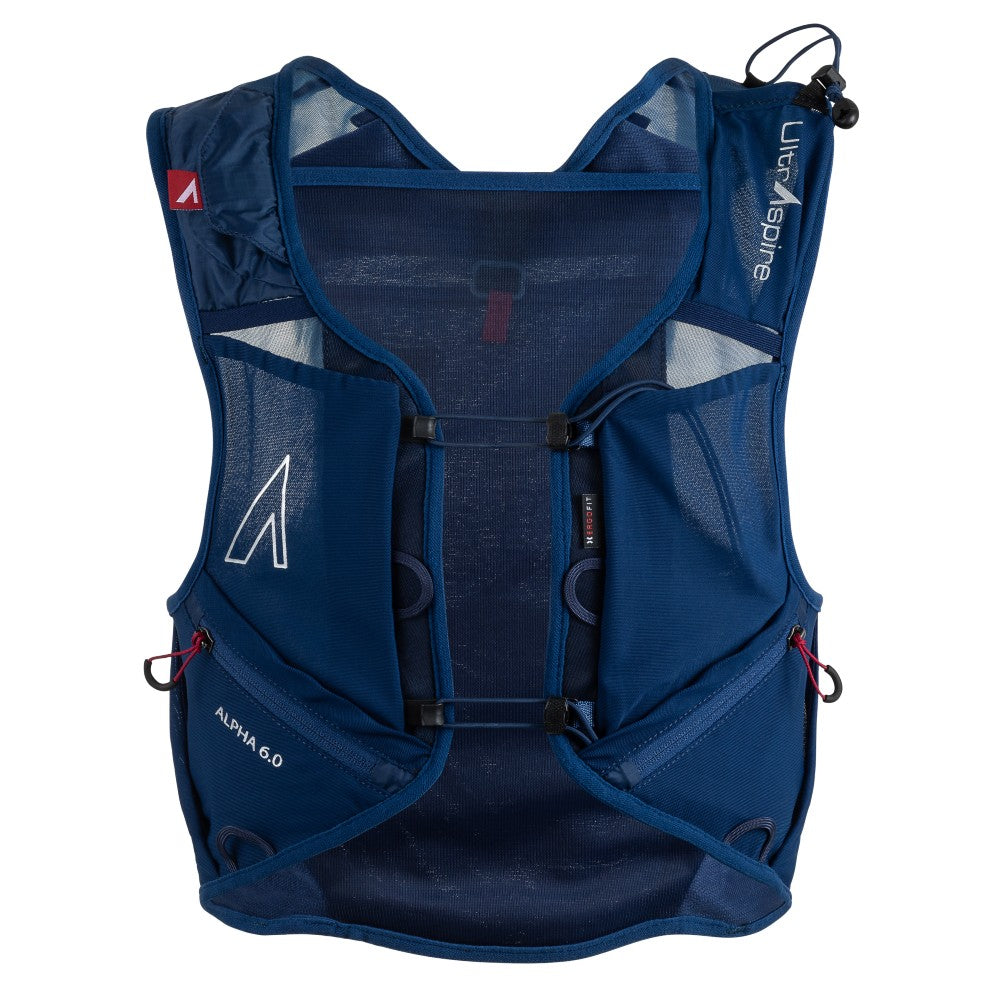 UltraAspire Alpha 6.0 Hydration Running Vest - Lightweight Trail Race Pack for Marathon & Ultra Running - Perfect for Long Distance Hiking & Outdoor Adventures