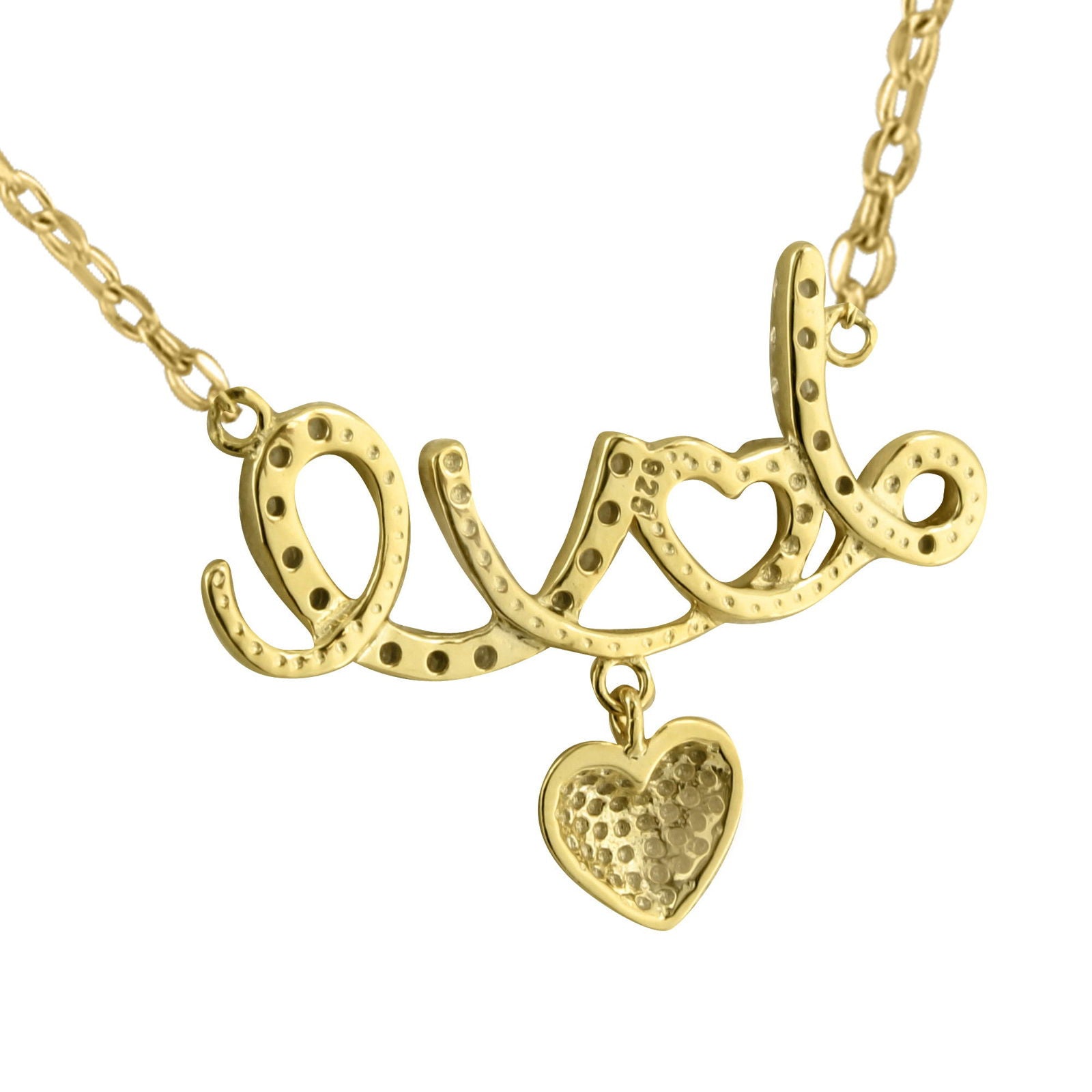 14k Gold Love Heart Pendant Necklace for Women - Romantic Gift for Her, Valentine's Day, Anniversary & Everyday Elegance
