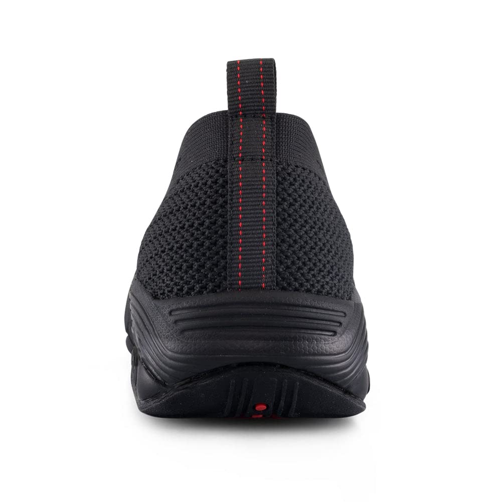 Therafit Women's Comfortable Walking Flats - Slip-On Loafers for Work, Travel & Everyday Wear - Arch Support & Cushioned Insoles for All-Day Comfort