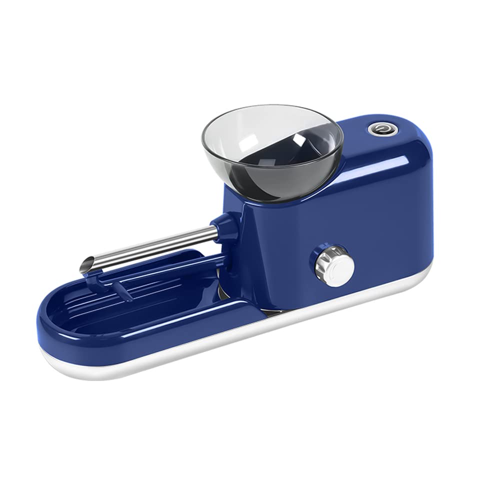 Electric Cigarette Rolling Machine - Automatic Tobacco Injector for Regular & King Size 8mm Tubes | Portable Cigarette Maker (Blue) | Perfect for Home Use, Travel & DIY Cigarettes