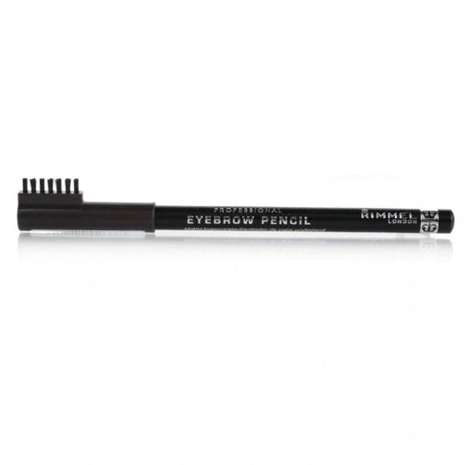 Rimmel London Professional Eyebrow Pencil - Black Brown - 2 Pack | Waterproof, Long-Lasting Eyebrow Makeup for Natural Looking Brows | Perfect for Everyday Use, Special Occasions & Travel