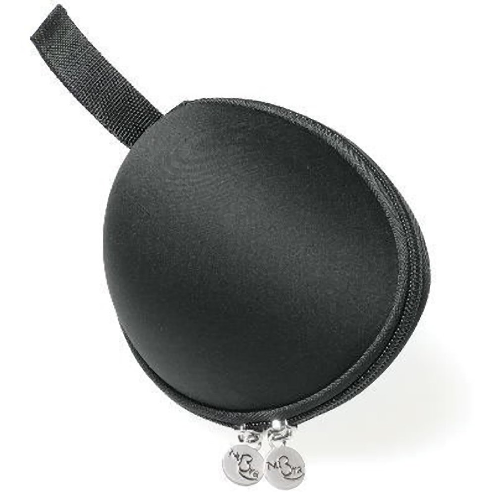 NuBra Flexible Travel Case Style N118 - Black | Invisible Backless Bra for Women | Perfect for Weddings, Travel & Everyday Wear