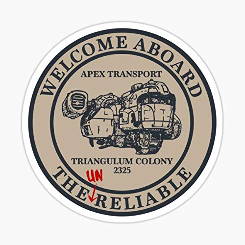 The Outer Worlds Sticker - High-Quality Vinyl Decal for Cars, Laptops, Windows & Trucks | Durable Waterproof Stickers for Gaming Fans & Sci-Fi Enthusiasts | Perfect for Personalizing Vehicles, Tech Gear & Home Decor