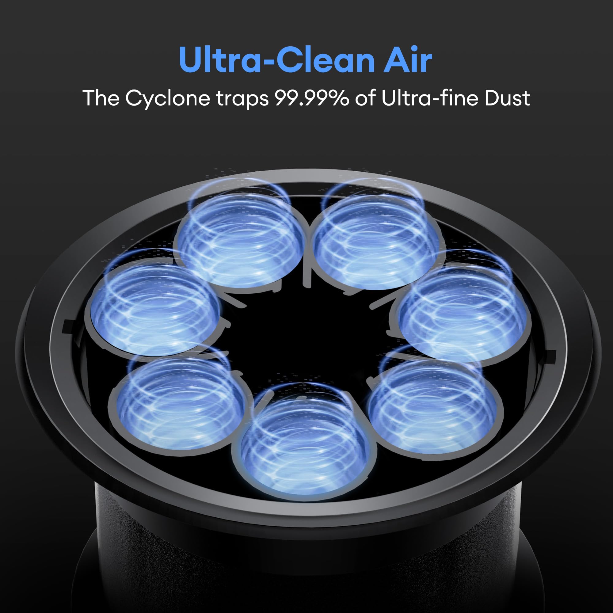 Ultenic U10 Ultra Cordless Stick Vacuum Cleaner - 450W Powerful Motor, 30KPa Strong Suction, 40min Runtime, Anti-Tangle Brush, 1L Large Dustbin - Lightweight Vacuum for Pet Hair, Hardwood Floors, Carpets - Perfect for Home Cleaning & Quick Pickups