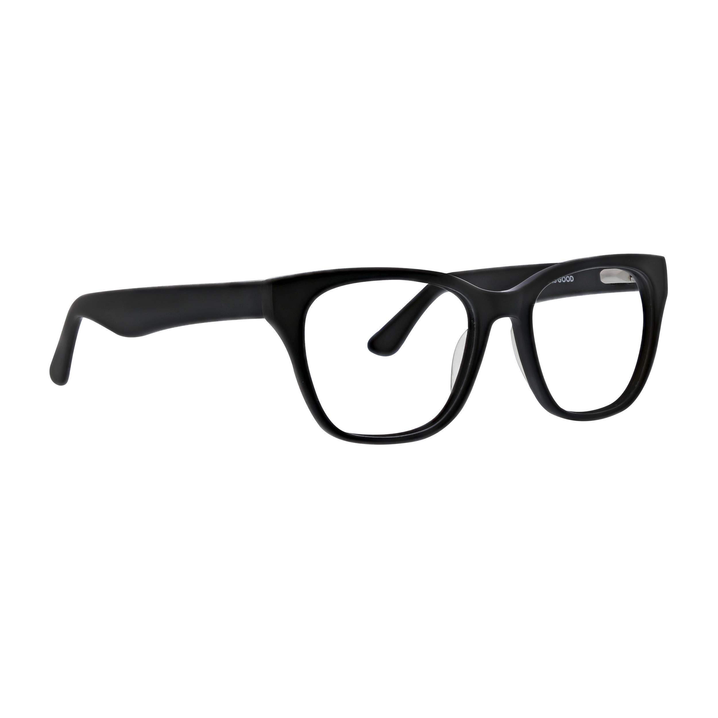 Life is Good Seraphina Square Reading Glasses - Stylish Blue Light Blocking Readers for Women & Men - Perfect for Reading, Computer Work & Office Use