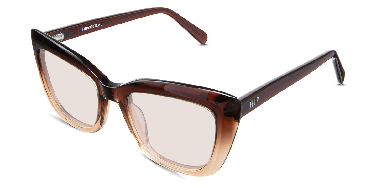 LESA Women's Prescription Tinted Glasses - Stylish & UV Protection for Reading, Driving & Outdoor Activities