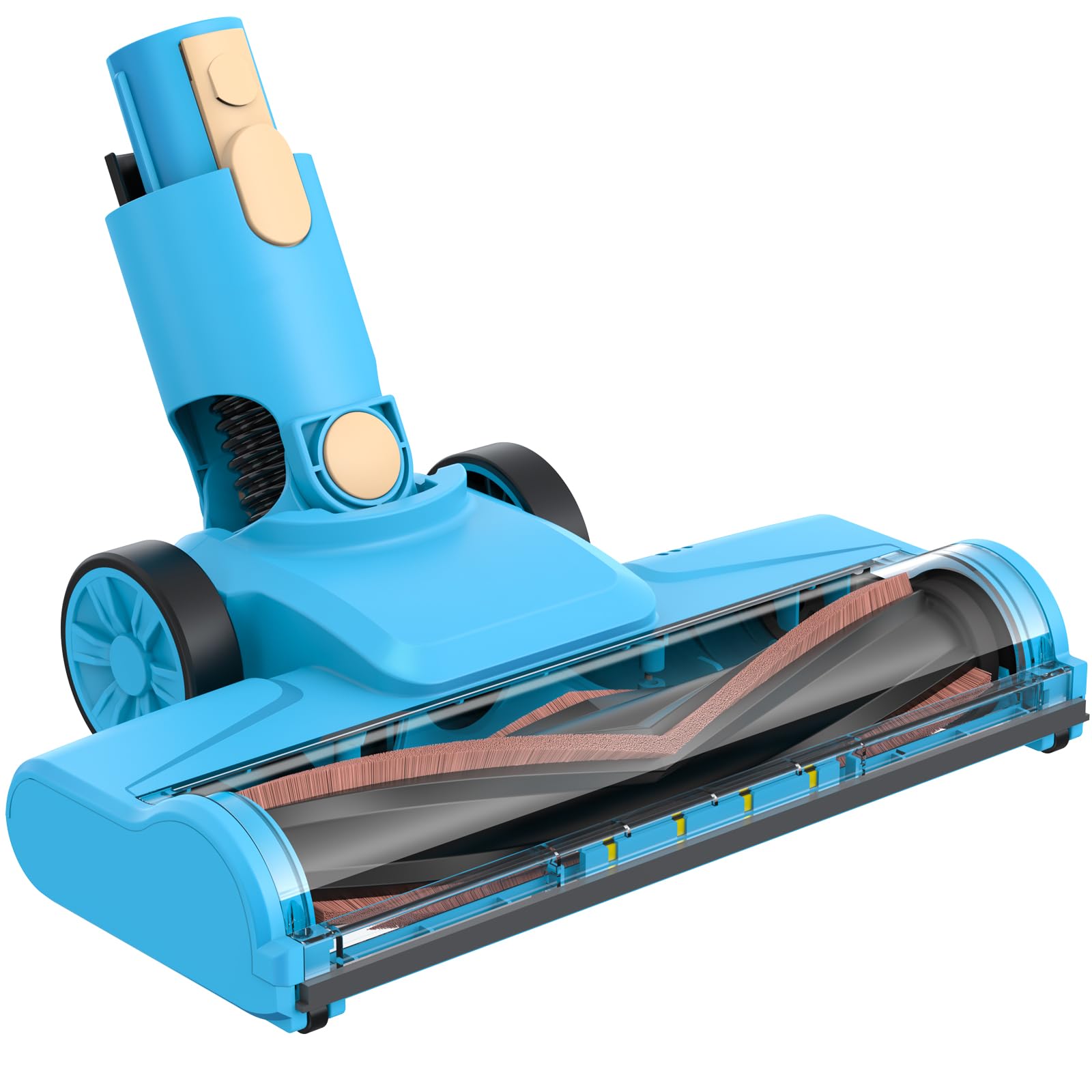Belife Vacuum Ground Brush - Direct Drive Cleaner Head for DEH229 Cordless Vacuum Cleaner (Blue) | Hard Floor & Carpet Cleaning Tool for Pet Hair, Dust & Debris | Perfect for Home, Office & Car Use