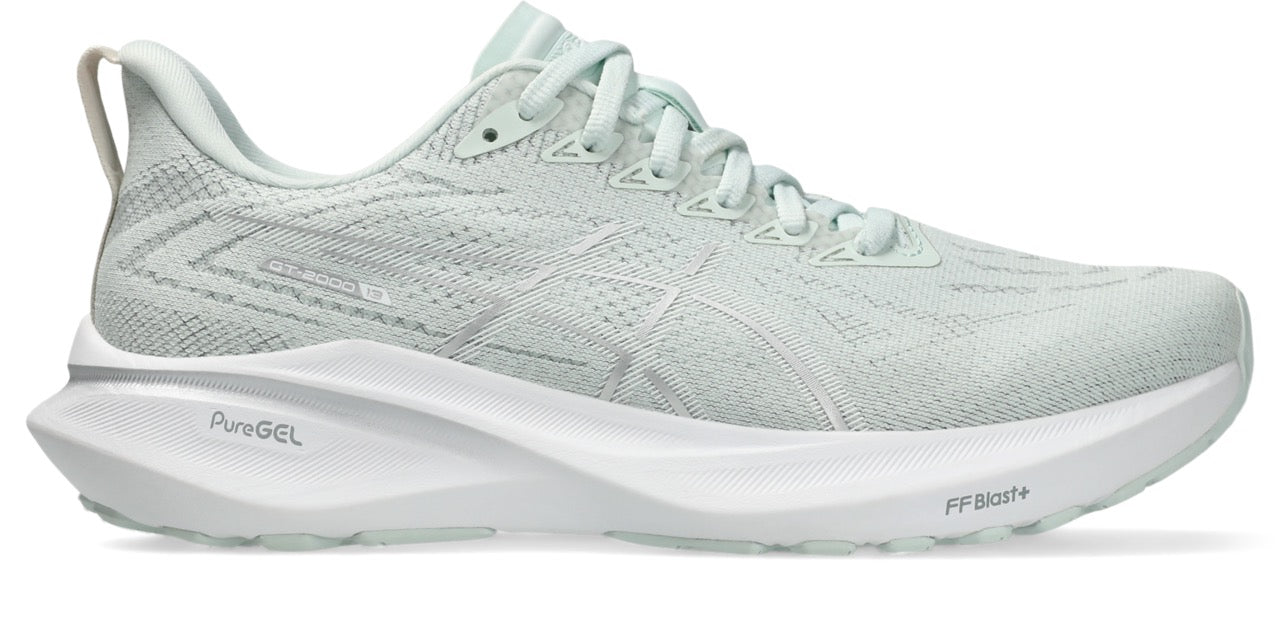 ASICS Men's GT-2000 13 Running Shoes - Pure Aqua/White | Lightweight Cushioned Athletic Shoes for Road Running, Training & Gym Workouts