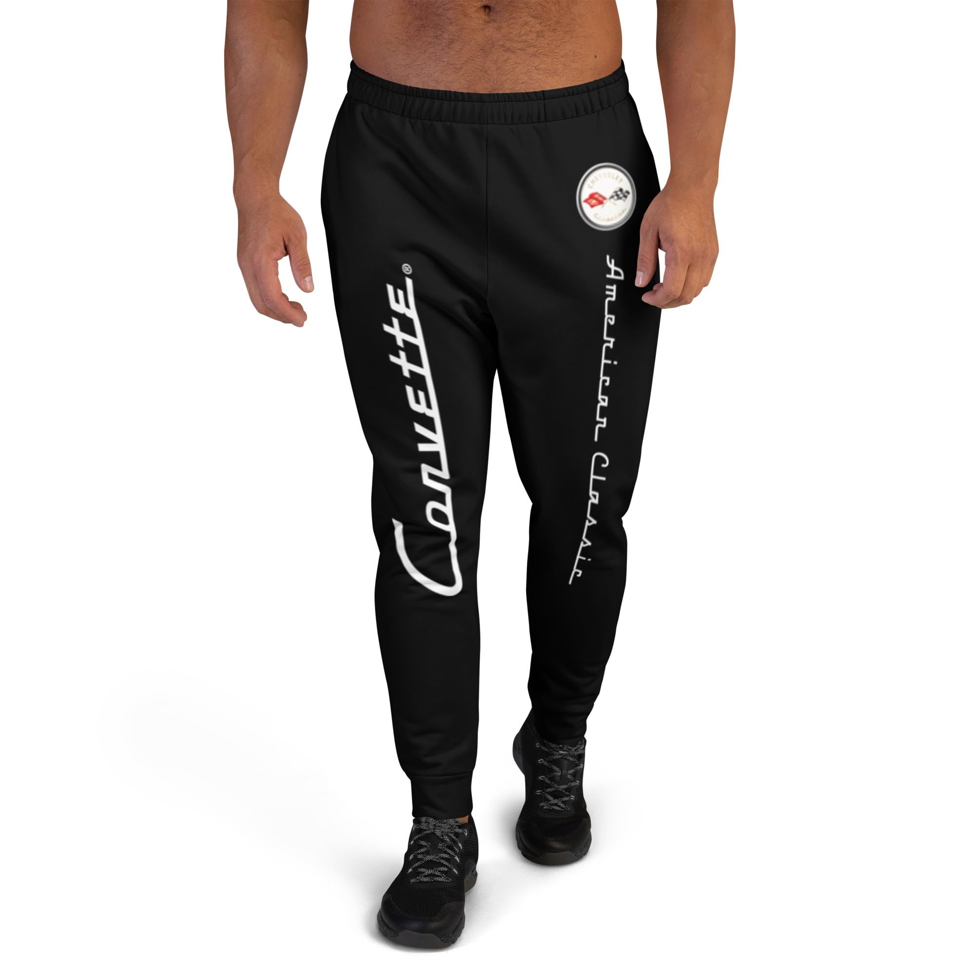 Corvette American Classic Men's Joggers Pants - Comfortable Year-Round Casual Wear for Men | SUNBELTGIFTS | Perfect for Gym, Lounge & Everyday Use