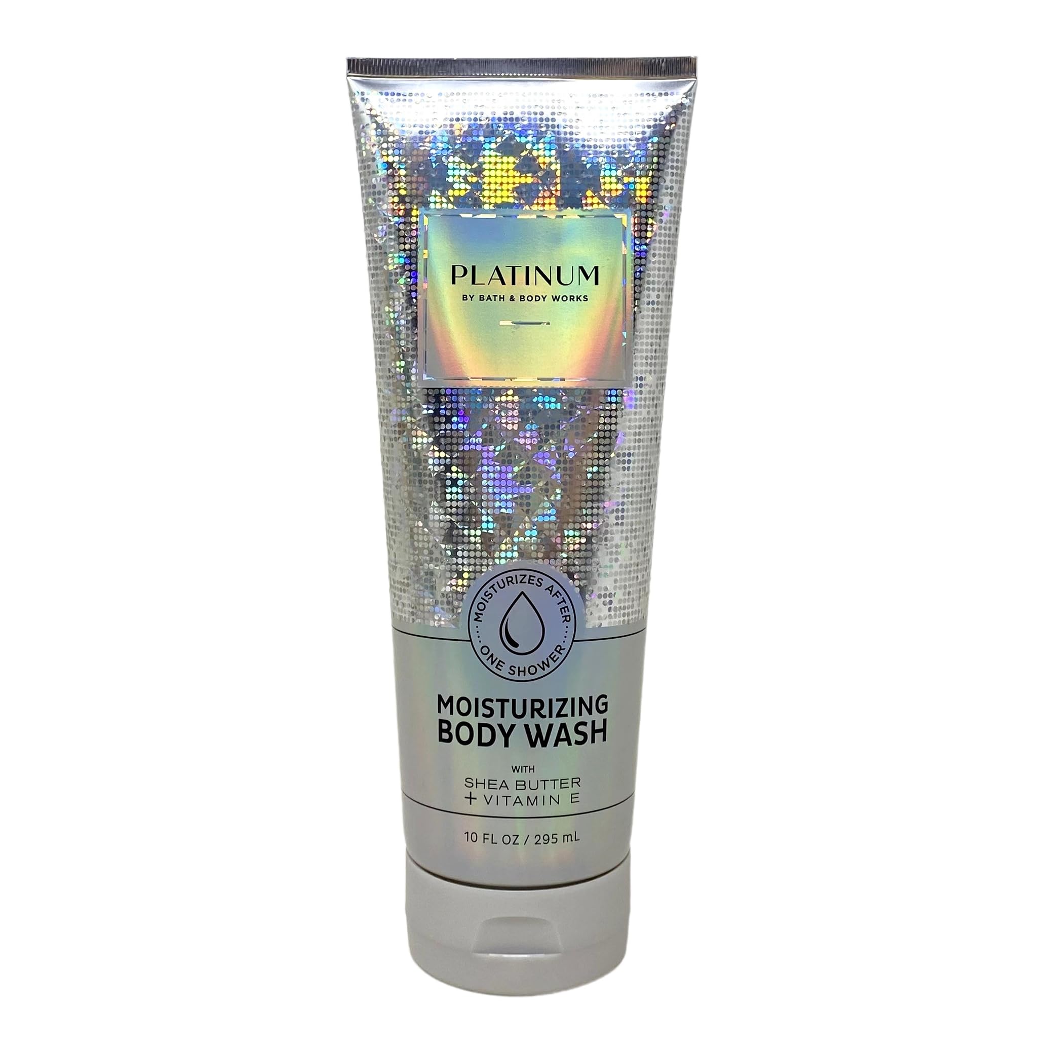 Bath & Body Works Platinum 3-Piece Fragrance Gift Set - Moisturizing Body Wash, Fragrance Mist & Body Cream with Charcoal Scrub Bar Soap - Full Size Luxury Skincare Bundle for Women - Perfect for Gifts, Self-Care & Spa Days