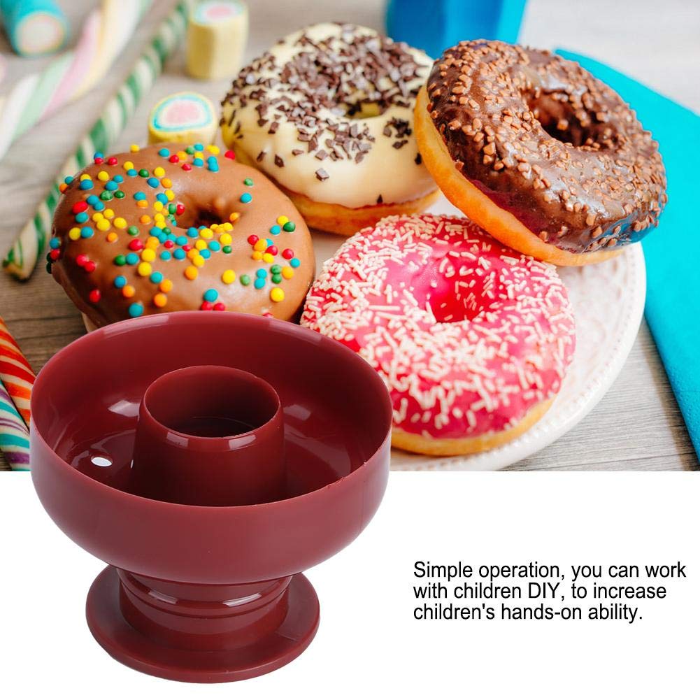 Non-Toxic Donut Cutter Set - Easy to Use Doughnut Maker for Baking, Reusable Cookie Cutter for Chocolate & Sugar Paste - Perfect for Home, School & Family Baking Activities