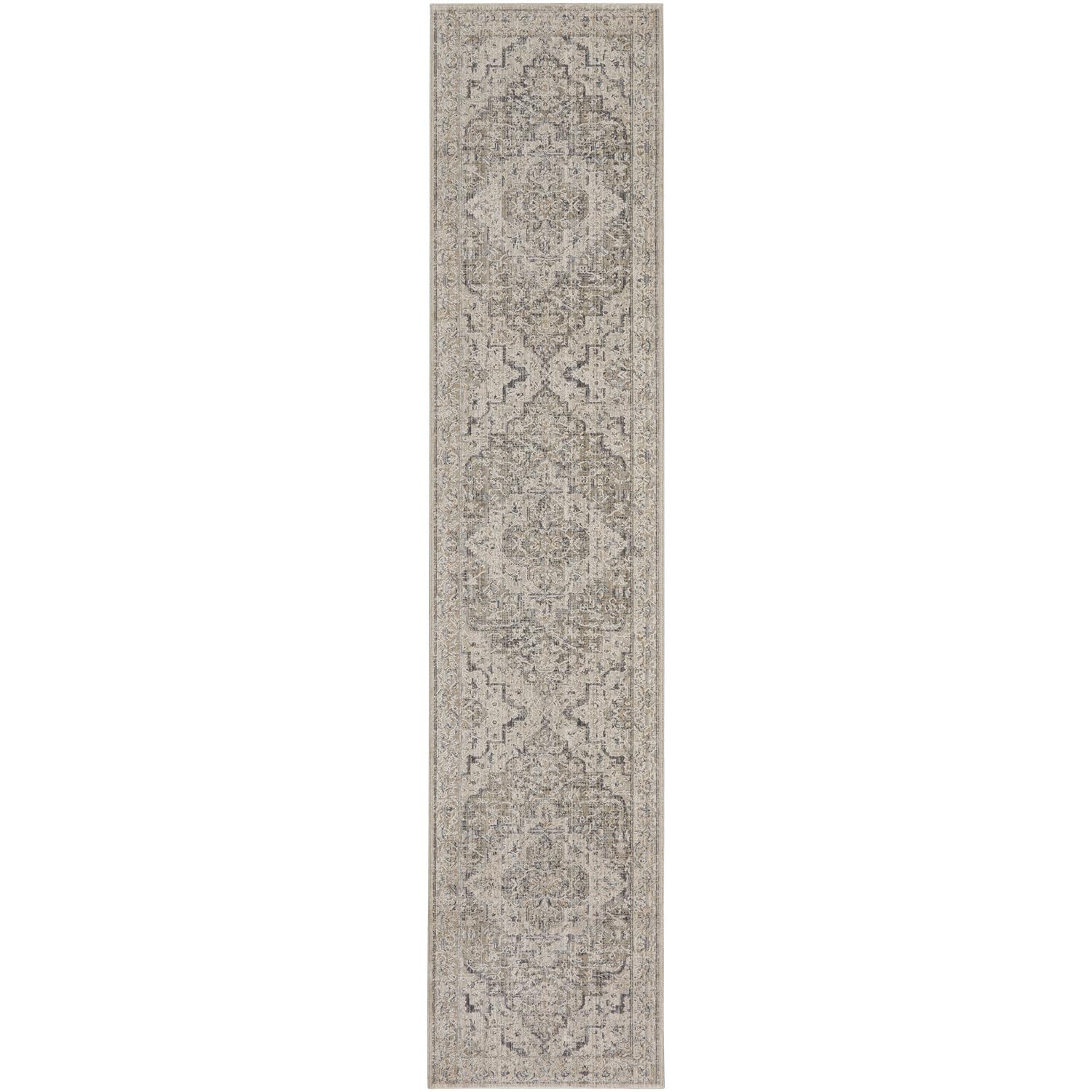 Nourison Nyle Traditional Ivory Taupe 2'3