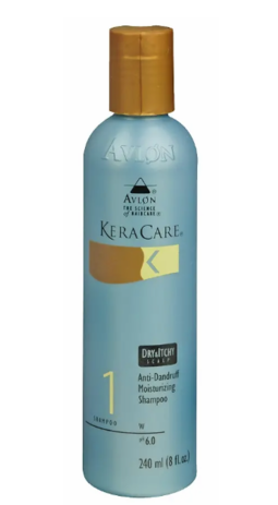 KeraCare Anti Dandruff Shampoo for Dry Scalp - 8oz Sulfate-Free Formula with Tea Tree Oil - Relieves Itching & Flakes for Healthy Hair - Perfect for Daily Use & Scalp Care Routine