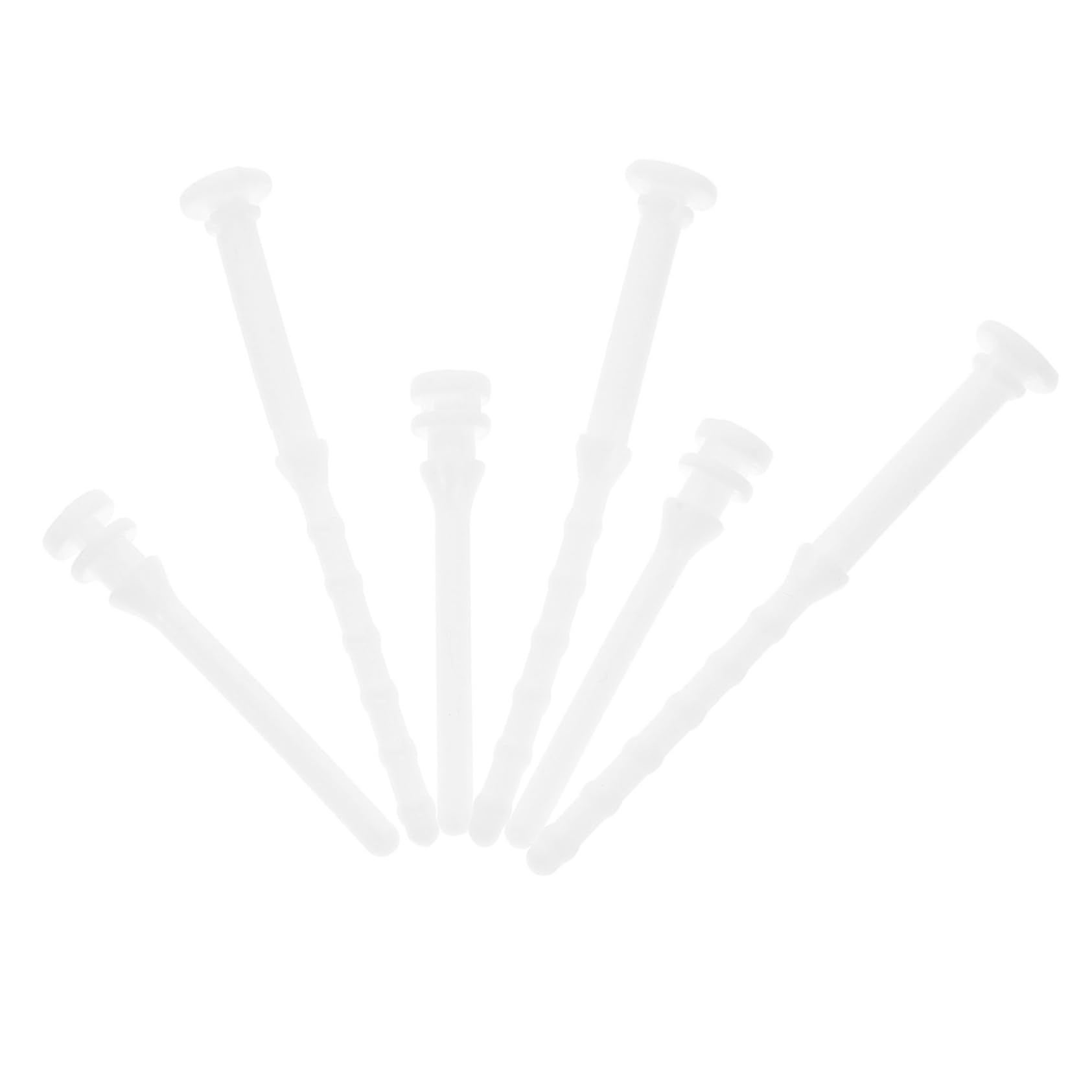 ULTECHNOVO 40-Piece Computer Case Glue Nails Rivets Kit - Black Fan Screws & White Silicone Rubber Mounting Pins for PC Case Fan Installation | Perfect for Gaming PC Builds, Computer Upgrades & DIY Repairs
