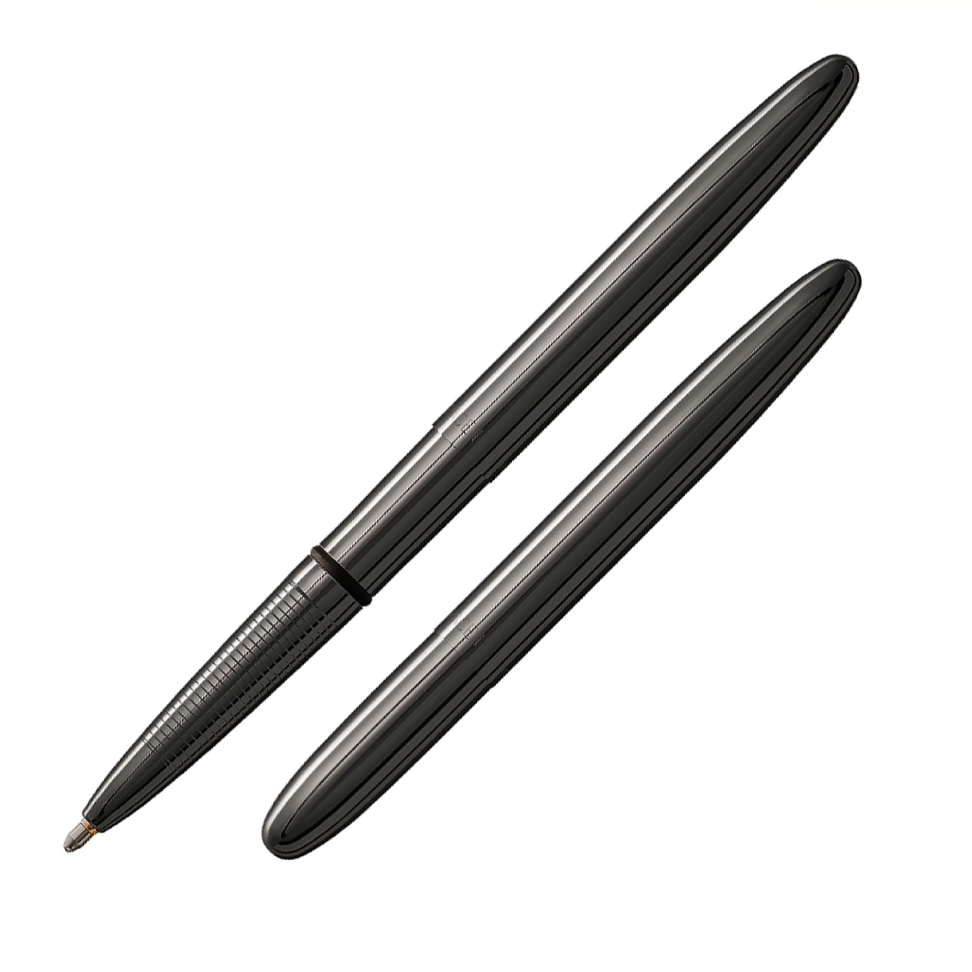 Fisher Space Pen Dark Matter Black Titanium Nitride Bullet Pen - Premium Brass Ballpoint Pen with Black Ink in Gift Box | Perfect for Everyday Carry, Outdoor Adventures & Executive Gifts