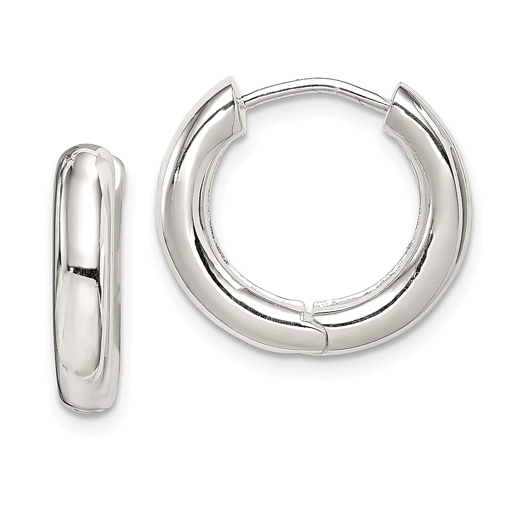 925 Sterling Silver Hinged Hoop Earrings for Women - Elegant Fine Jewelry Gift for Her - Perfect for Everyday Wear, Date Nights & Special Occasions