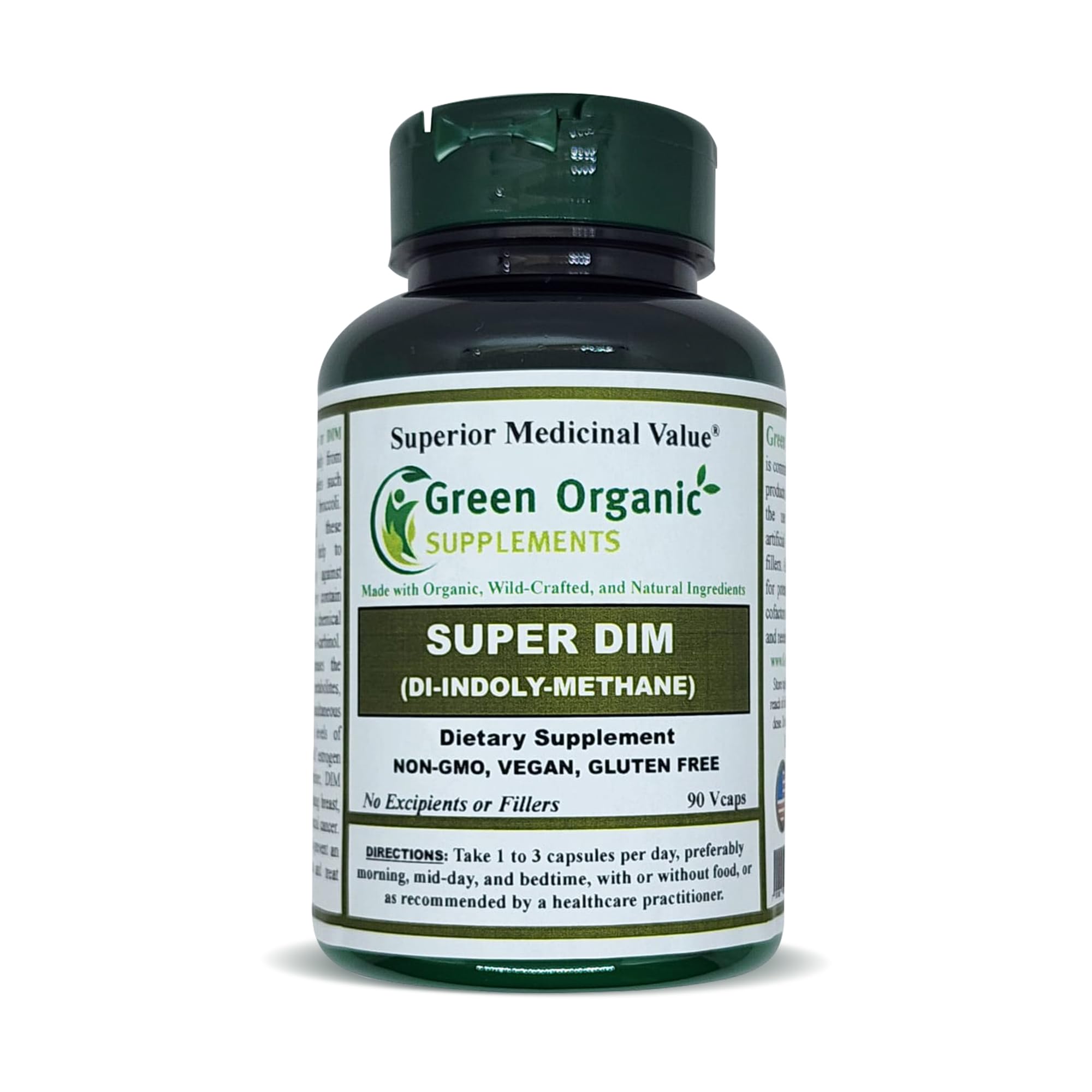 DIM Supplement - Diindolylmethane & Indole-3-Carbinol (I3C) from Broccoli Extract - 90 Vegan Capsules - High Absorption, Non-GMO, Gluten-Free - Supports Hormone Balance & Detoxification - Perfect for Women's Health & Immune Support