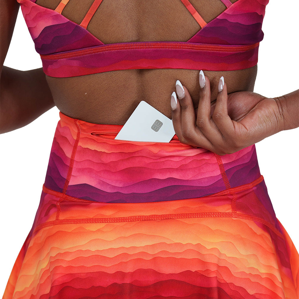 Desert Sunset Skirt - Women's Flowy Maxi Skirt for Summer, Beach & Boho Fashion | Perfect for Vacations, Music Festivals & Casual Outings