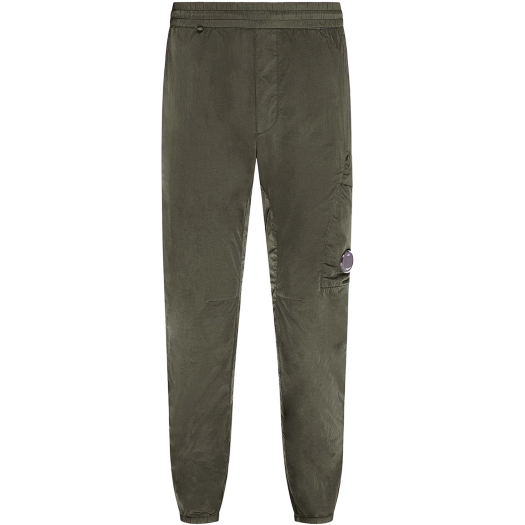 CP Company Khaki Cargo Pants with Cuffed Lens - Stylish & Functional Men's Trousers for Urban Streetwear & Outdoor Adventures