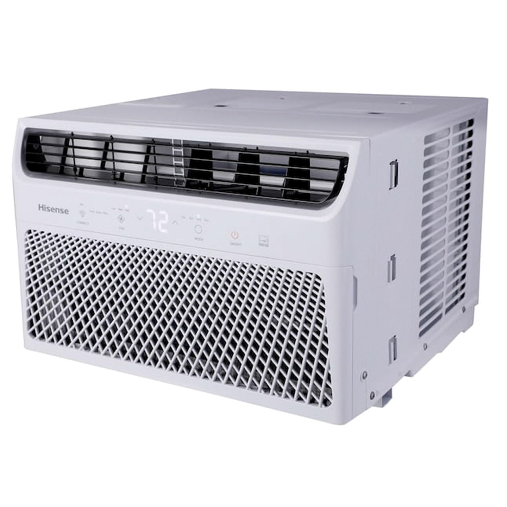 Hisense 12,000 BTU Smart WiFi Window Air Conditioner - Energy Efficient Quiet Cooling for Bedroom, Living Room & Apartment - White (Renewed) - Perfect for Summer Heat Relief & Small Space Cooling