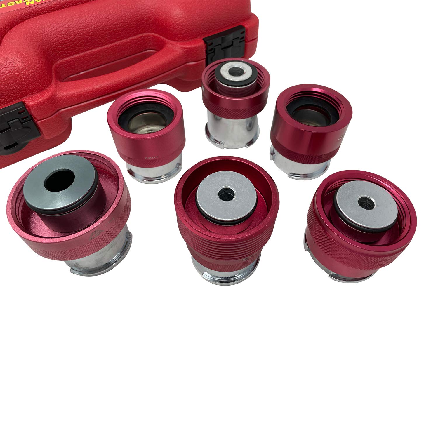 CTA Tools 7055 Radiator Pressure Tester Adapter Kit (Euro) - Professional Automotive Cooling System Diagnostic Tool for European Vehicles | Perfect for Mechanics & DIY Car Repairs