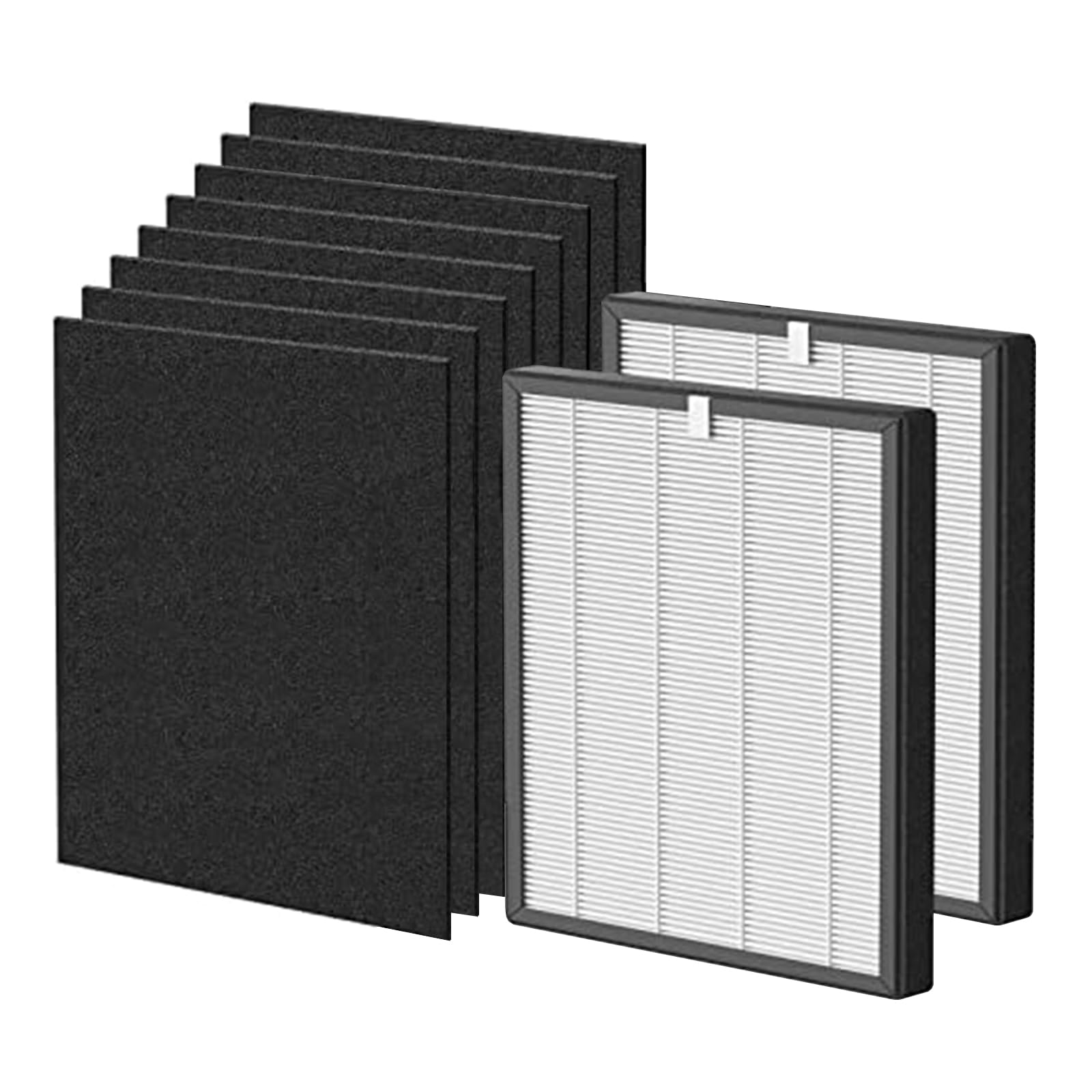 ProHEPA 9000 Replacement Filters for VEVA ProHEPA 9000 Air Purifier - 2 True HEPA & 8 Activated Carbon Pre-Filters | Allergy & Pet Dander Reduction | Home, Office & Bedroom Use