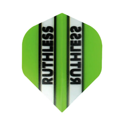 Ruthless Plain Darts Flights - Standard Shape for Steel Tip & Soft Tip Darts - Perfect for Casual Play, Tournaments & Practice at Home or Bar